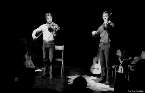 Fred et son frère - Gala Swing Quartet - Théâtre les Argonautes Marseille, photo Sabine Tostain